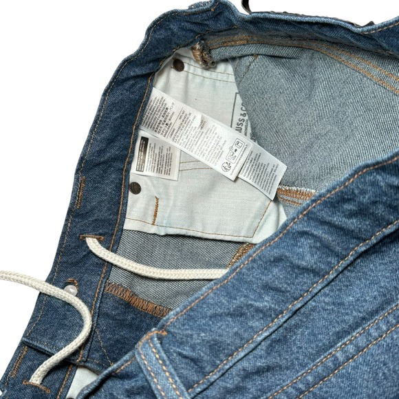 LEVI'S SKATEBOARDING SUPER BAGGY JEANS DRAWSTRING Patchwork Mens size 32 x 34 - Picture 11 of 12